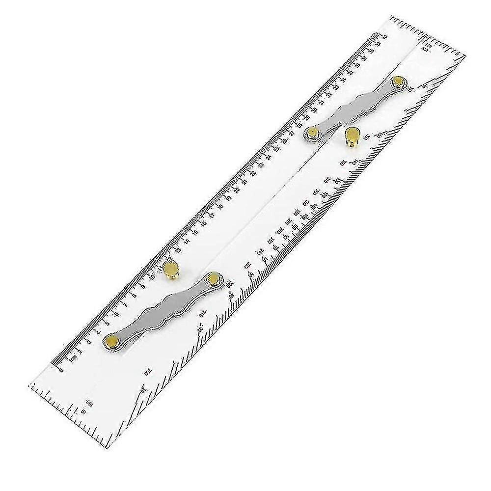 Marine Parallel Ruler Clear Scales, Mapping Points To Pull Parallel Ruler 450mm, Nautical Charts Pa