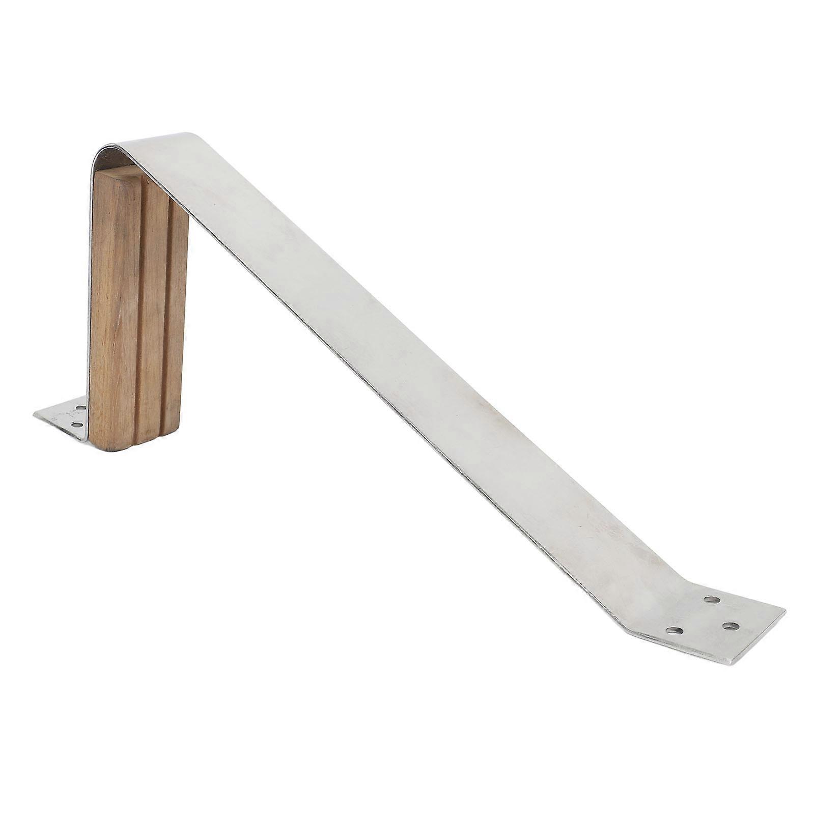 11 × 1 / 4x5 × 1 / 8 tommer Teak Mast Trin Marine Grade 304 Rustfrit stål Mast Trin til skibe Yachts Sejlbåde YEMAA