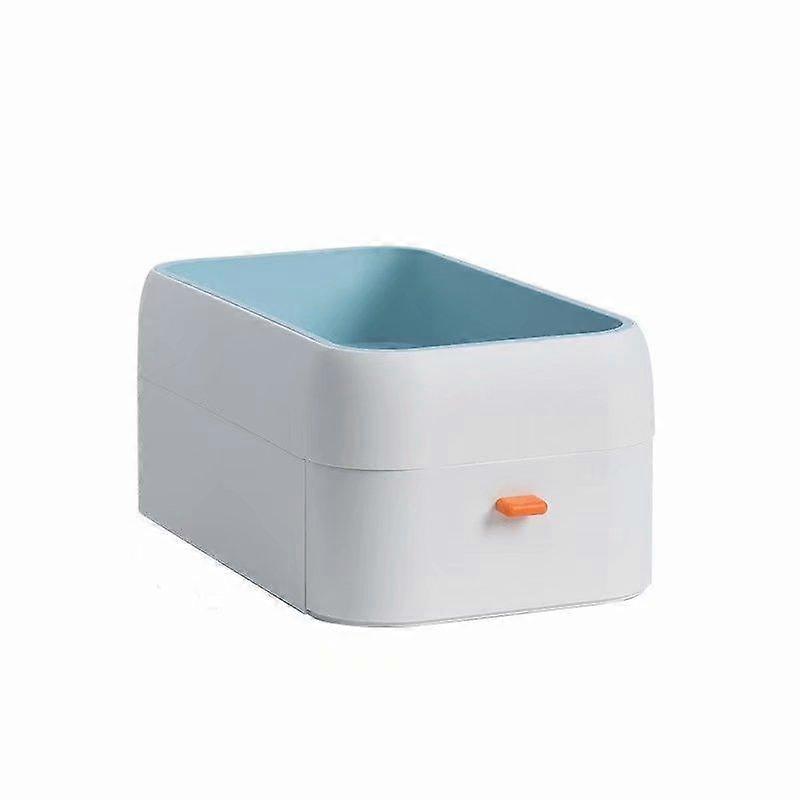 Office desk drawer type file storage box (2 layers)