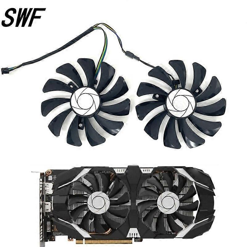 2PCS/set 85MM HA9010H12F-Z 4Pin GPU Cooler Fan For MSI GTX 1060 OC 6G GTX 960 P106-100 P106 GTX1060 GTX960 Graphics Card Fan
