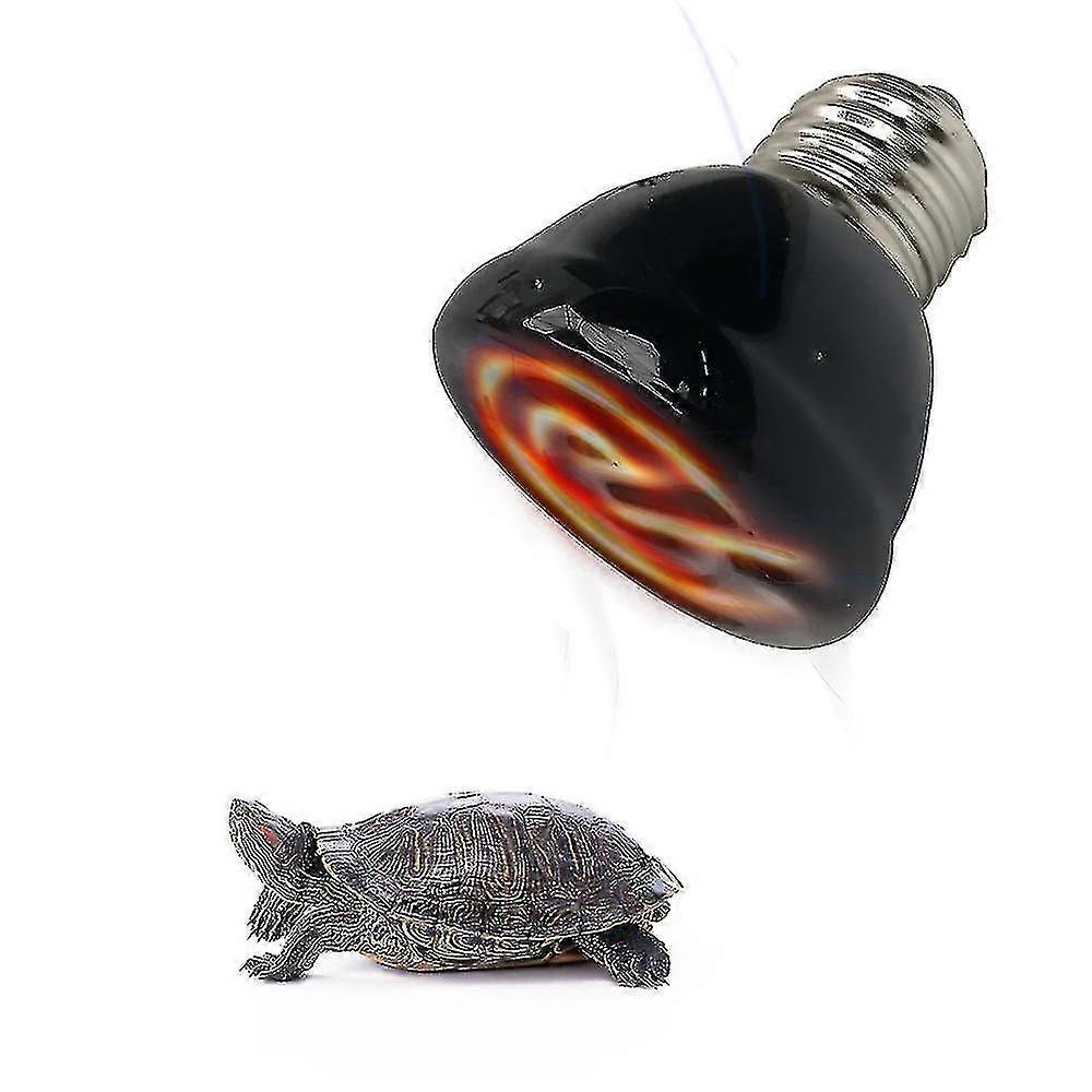 220v Heating Lamp Black Ceramic Pet Warmer Bulb Brooder Chickens Tortoise Lizard Reptile Light