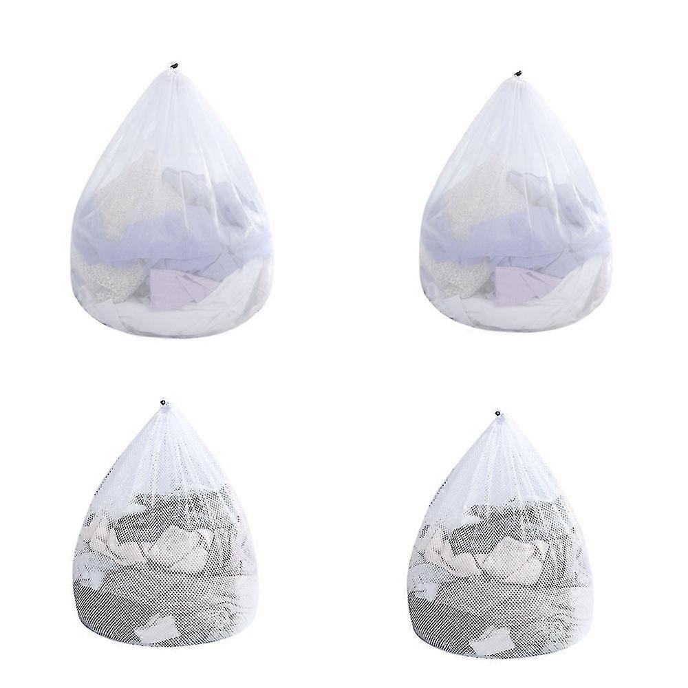 Polyester Fine Mesh Coarse Mesh Drawstring Washing Bag Washing Machine Large Size Washing Bag