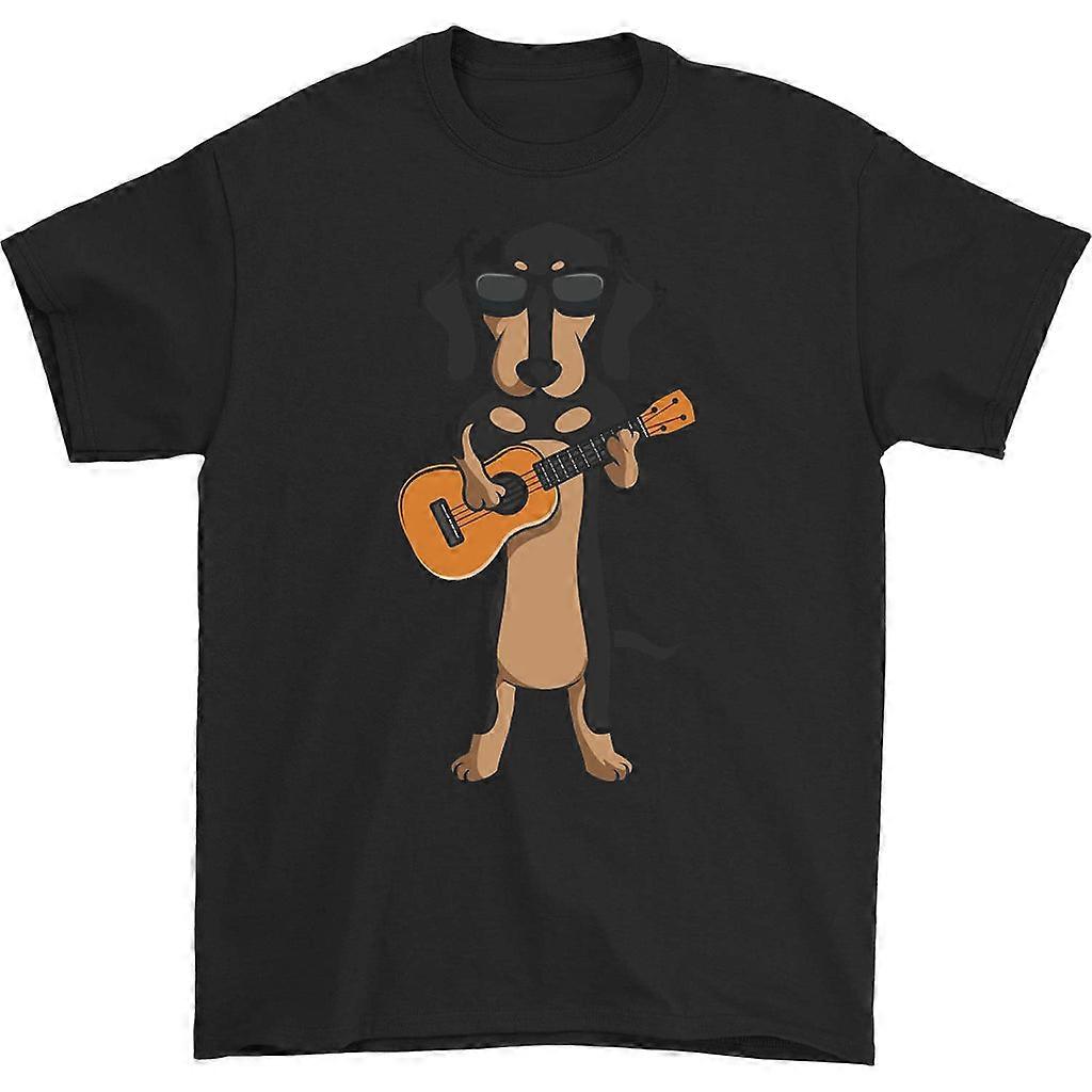 Dachshund Playing A Ukulele T-shirt