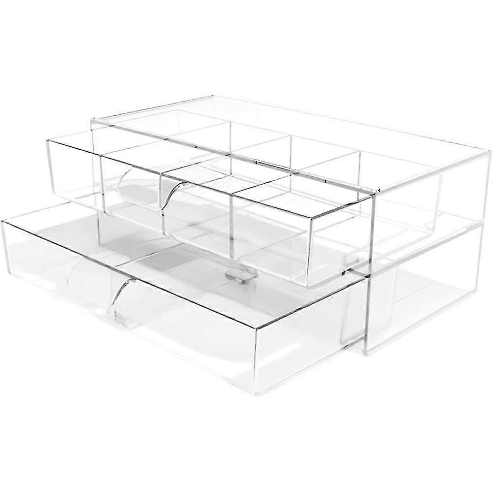 Makeup Storage Rack Cosmetic Storage Box Transparent Plastic Box