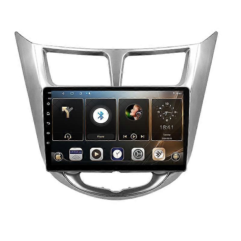Car Radio For Hyundai Solaris Verna Accent 1 2010-2016 Multimedia Video Player WIFI Navigation GPS