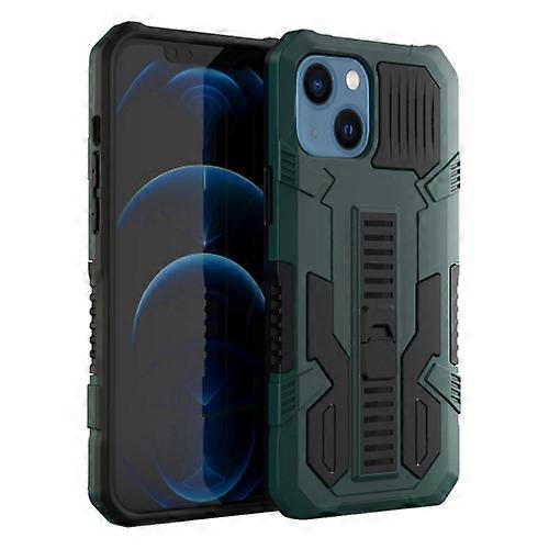 For iPhone 15 Vanguard Warrior All Inclusive Double-color Phone Case