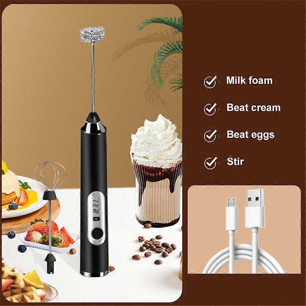 Mélangeur Électrique Portatif De Mousseur À Lait Avec Chargeur Usb
