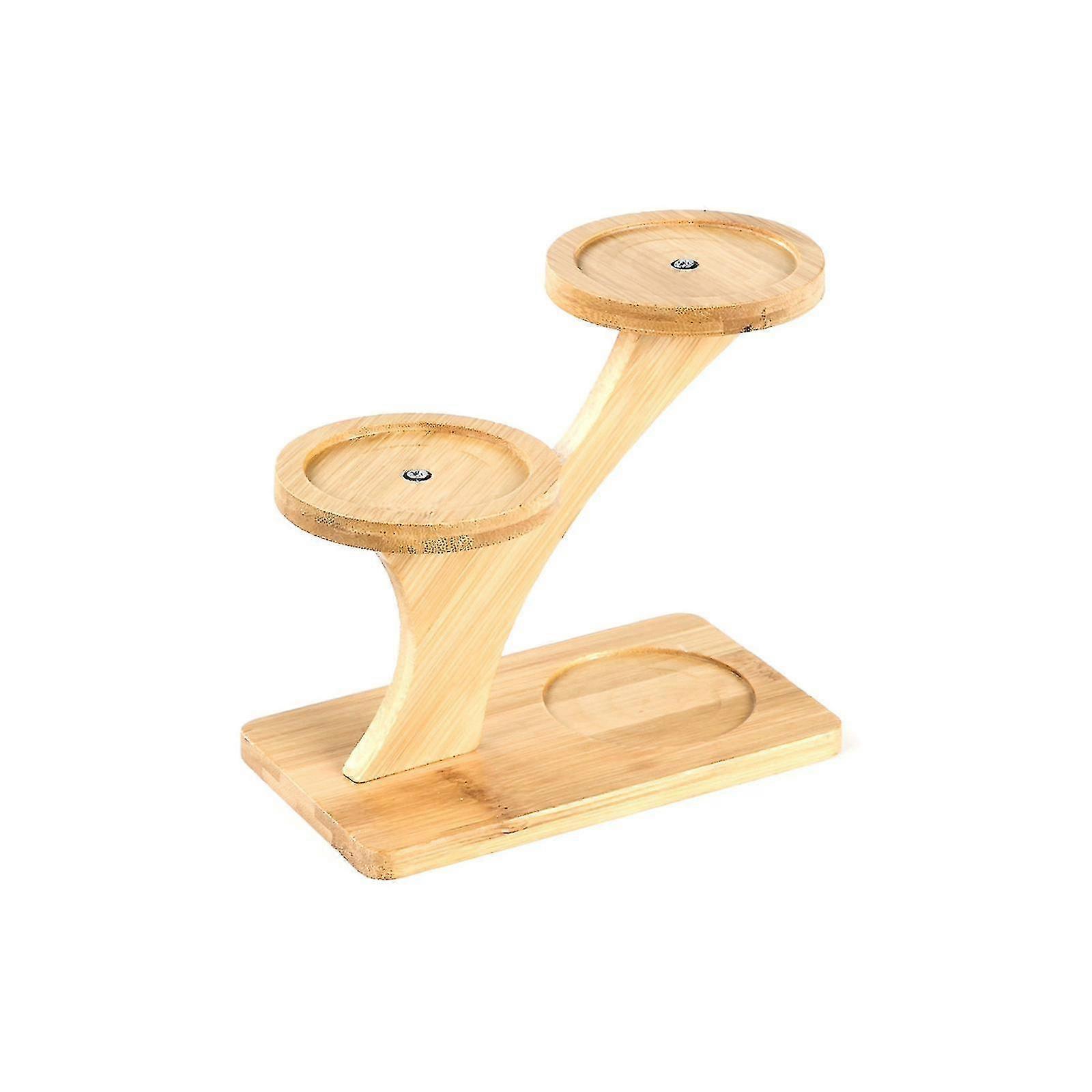 Plant Stand For Bonsai Durable 3 Layers Flowerpot Holder For Bookshelf Tabletop( Size : Small )