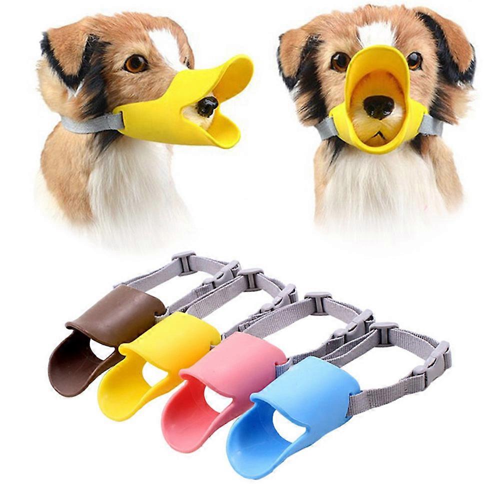 Pet Dog Muzzle Breathable Basket Muzzles Large Dogs Stop Biting Barking Chewing Anti Bite Duck Mouth Puppy Covers Pet Supplies