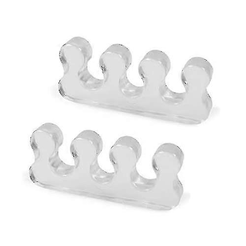 2 Pieces Toe Separators Hallux Valgus Silicone Toe Separators, Correction For All Toes, Soft Bandage, Toe Separators