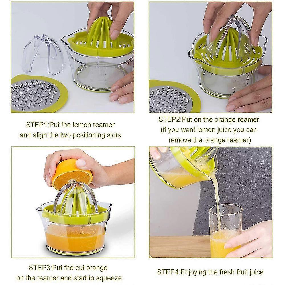 Manual Juicer Fruit Squeezer Lime Juicer With 400 Ml Container