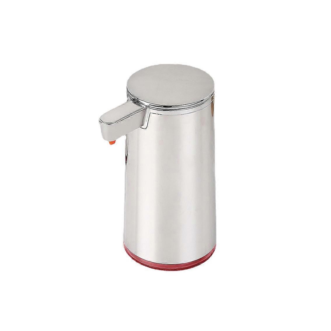 automatic liquid soap dispenser with sensor, refillable, brushed stainless steel, 10*7.9*21CM