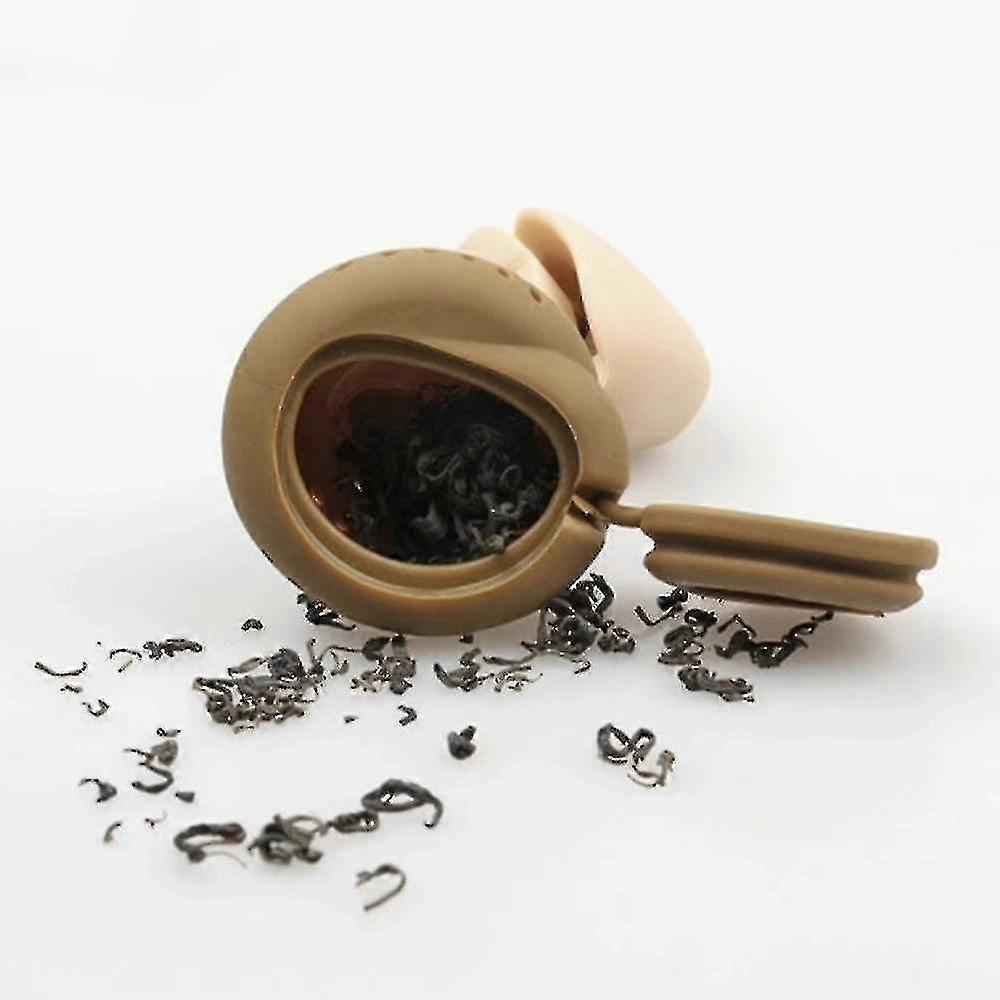 Poo Shape Silicone Tea Strainer Creative Poop Funny Tea Accessories Set