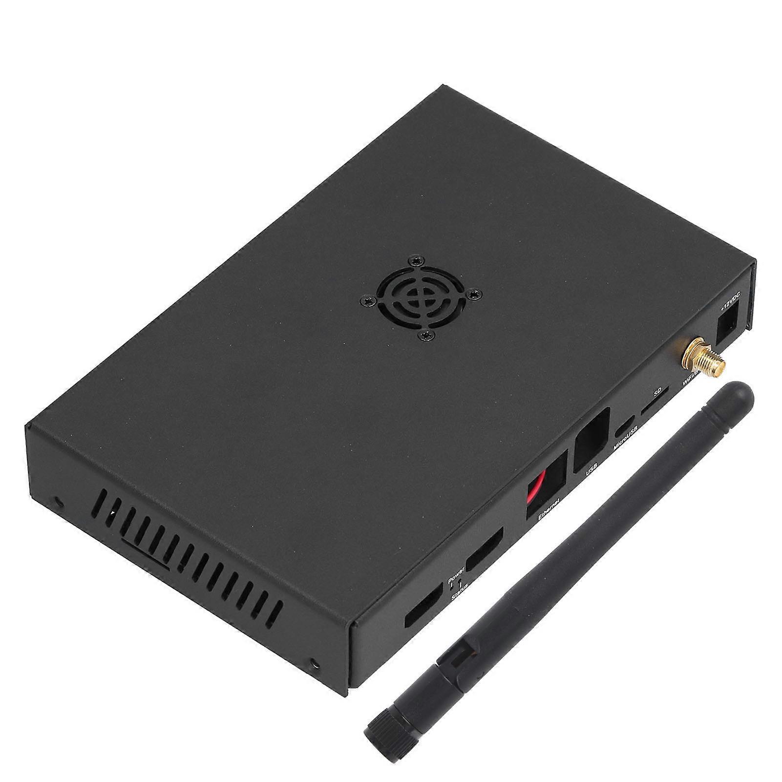 سبائك الألومنيوم حالة التبريد تبديد الحرارة الضميمة مع مروحة ل Raspberry Pi CM4 CM4IO