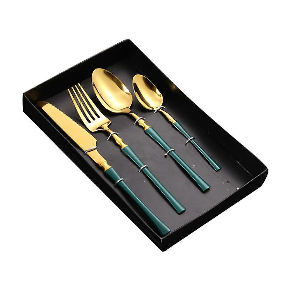 stainless steel western tableware gift box set