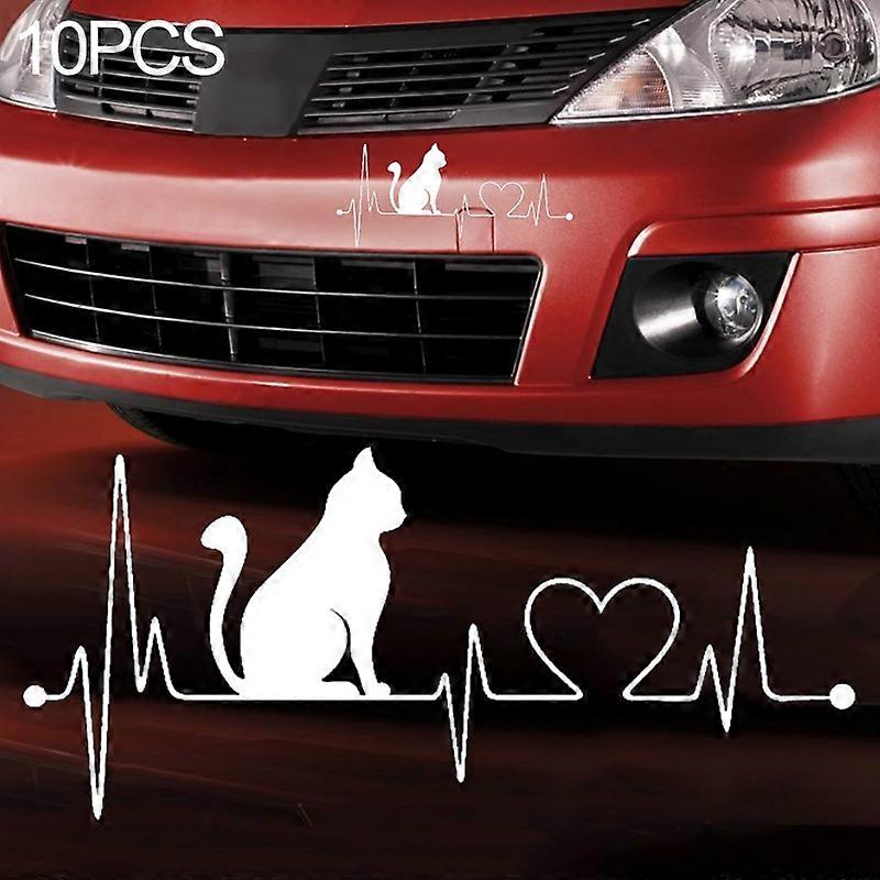 10 PCS Vinyl Decal Creative Car Stickers