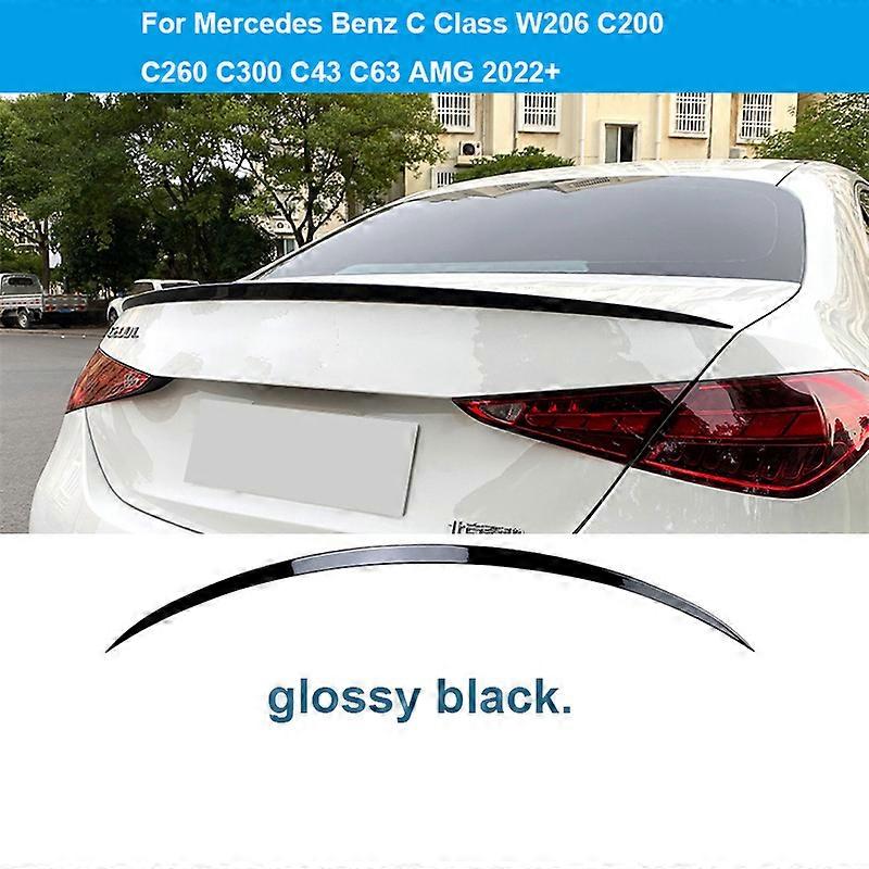 Tail Tailgate Spoiler For Mercedes Benz C Class W206 C200 C260 C300 C43 C63 AMG 2022+ Rear Top Trunk Lip Spoiler DUCK Tail