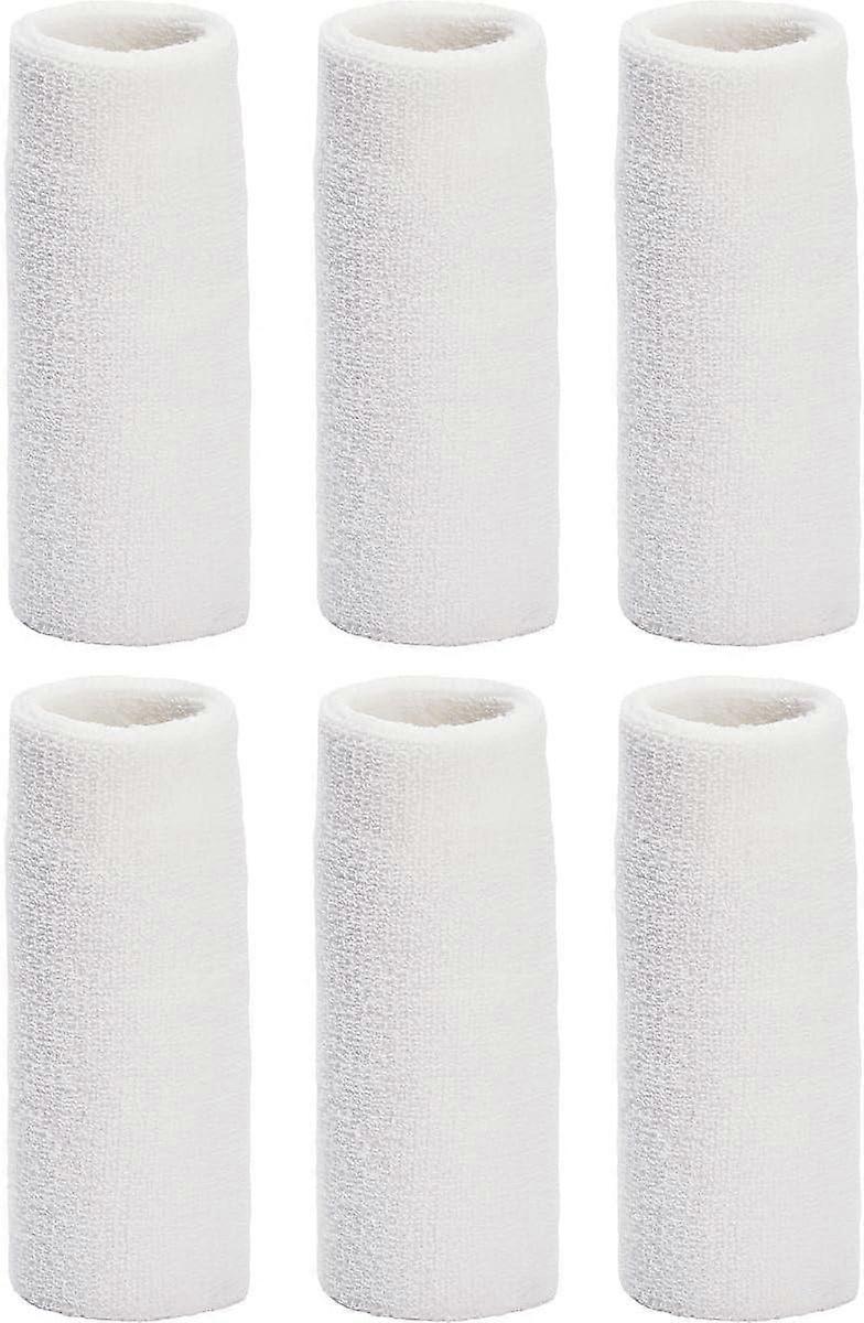 Pulseiras de Pulso Longas de 6 Polegadas (Pacote com 6), Vermelho