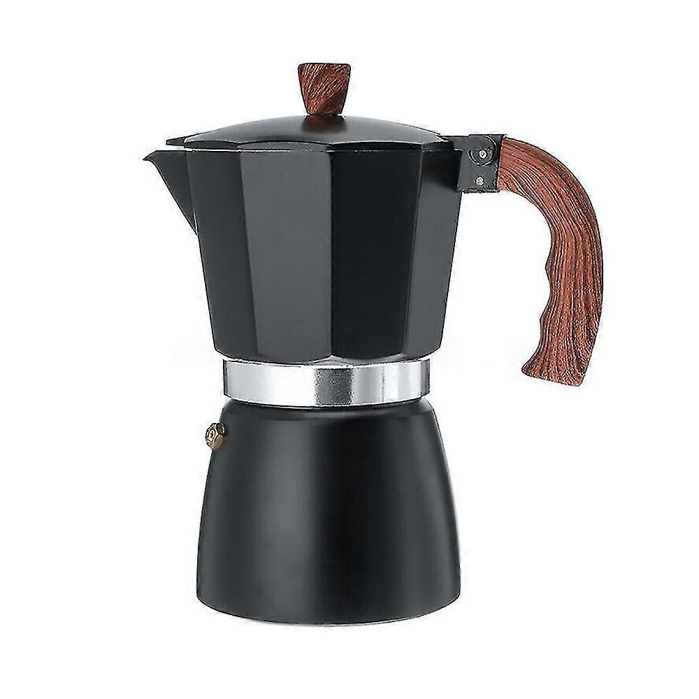 Stovetop Espresso Machine 300ml Mocha Coffee Maker-black