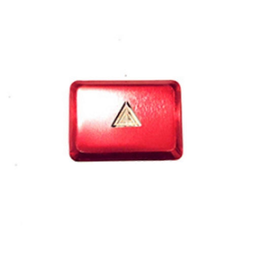 Warning Emergency Light Switch Button Cover Sticker Trim, Red