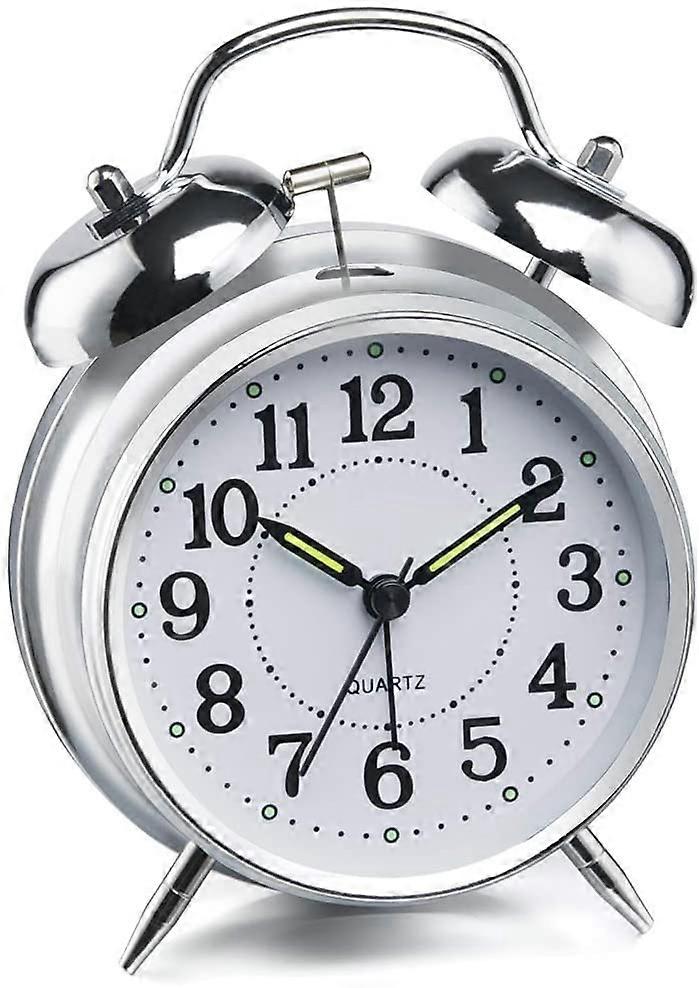 Double Bell Alarm Clock with Night Light