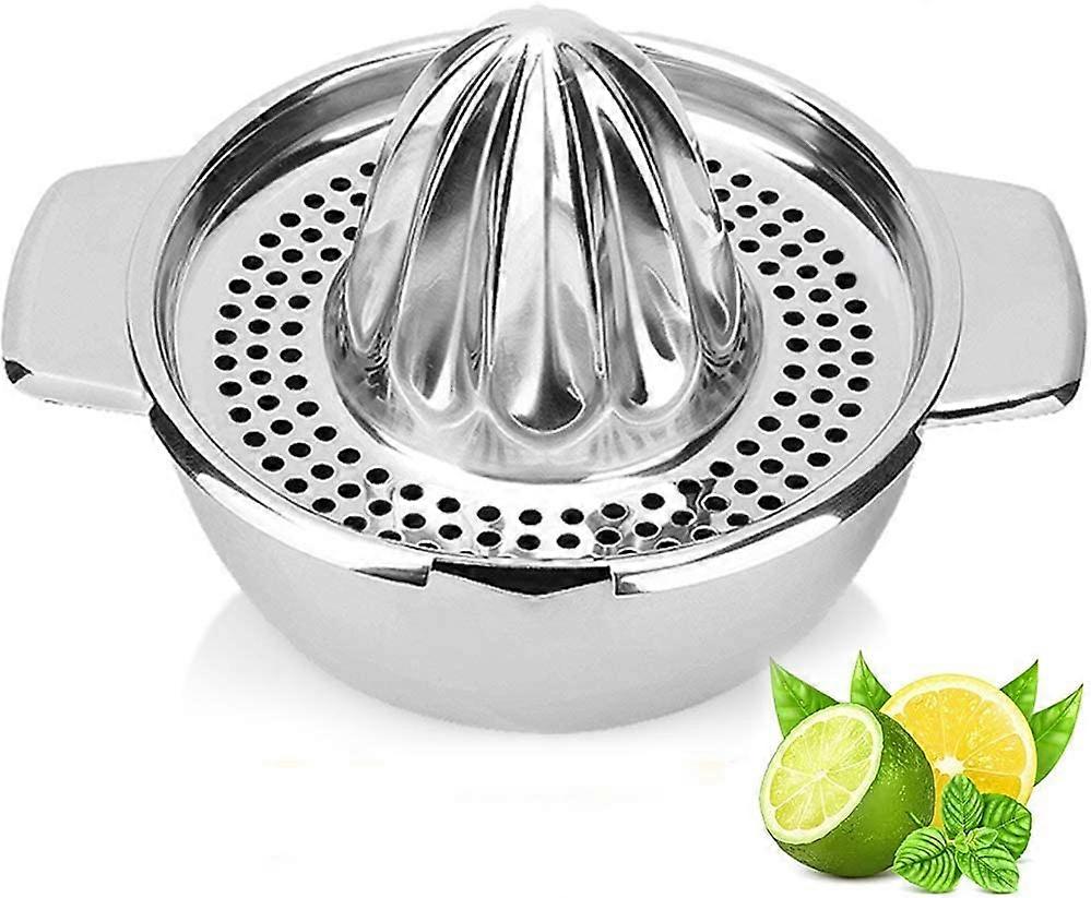 Manual Citrus Juicer Stainless Steel Orange Squeezer Lemon Squeezer Orange Juicer Dishwasher Safe for Oranges Lemons Limes