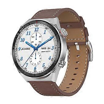 1.5-inch smart watch Bluetooth call heart rate music player smart bracelet step counting sports watch silver belt