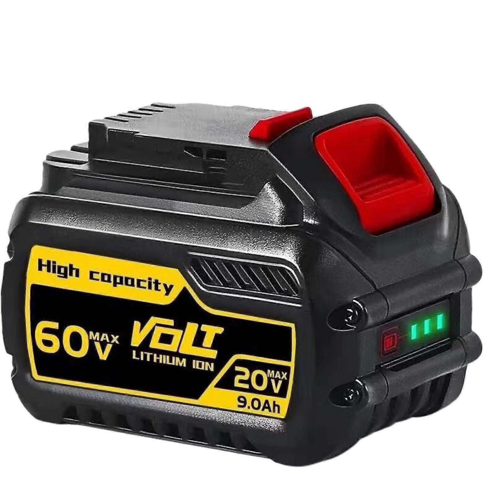 Replaces Dewat tool lithium battery 20V/60V (54V) FLEX DCB606 DCB609 9AH