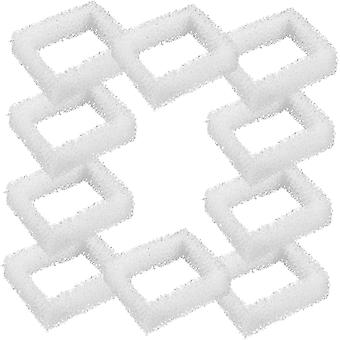 12pcs Austauschbare Weiße Haustiere Fütterung Filter Katzen Tränke Trinken Automatischer Schaumspender Teile Feeder Bewässerung Haustier Wasser Hunde Hundeschwamm Ersatz