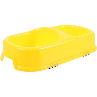 Mangeoire pour chien Bols pour chat Double conception Bols d’alimentation pour animaux de compagnie Bols de nourriture pour animaux de compagnie Bols de nourriture pour animaux de compagnie Mangeoire et abreuvoir pour chien chat chiot chaton ménage faire