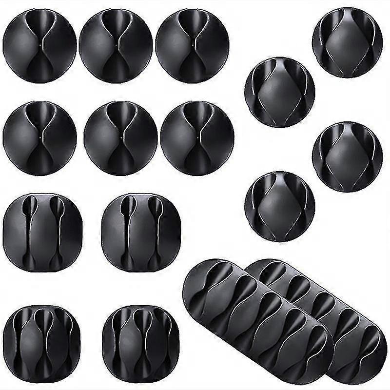 10/16 Pieces Of Assembled Cable Organizer, Two Colors Are Available, Desktop Cable Winder, Power Cord Organizer And Storage, Data Cable Organiz
