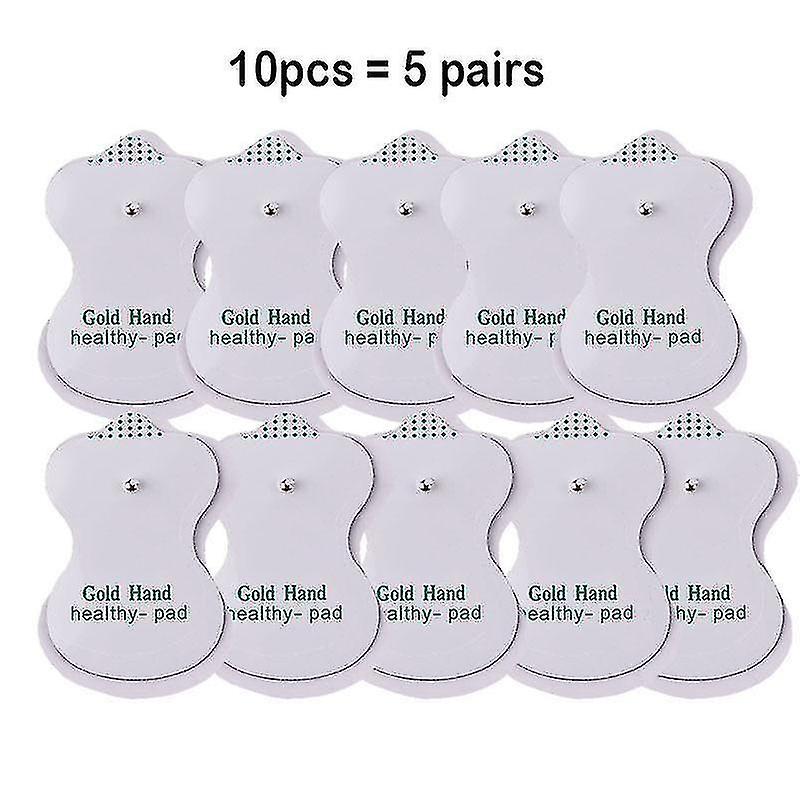 Massagers self adhesive replacement tens electrode pad 10pcs 5.5X8cm