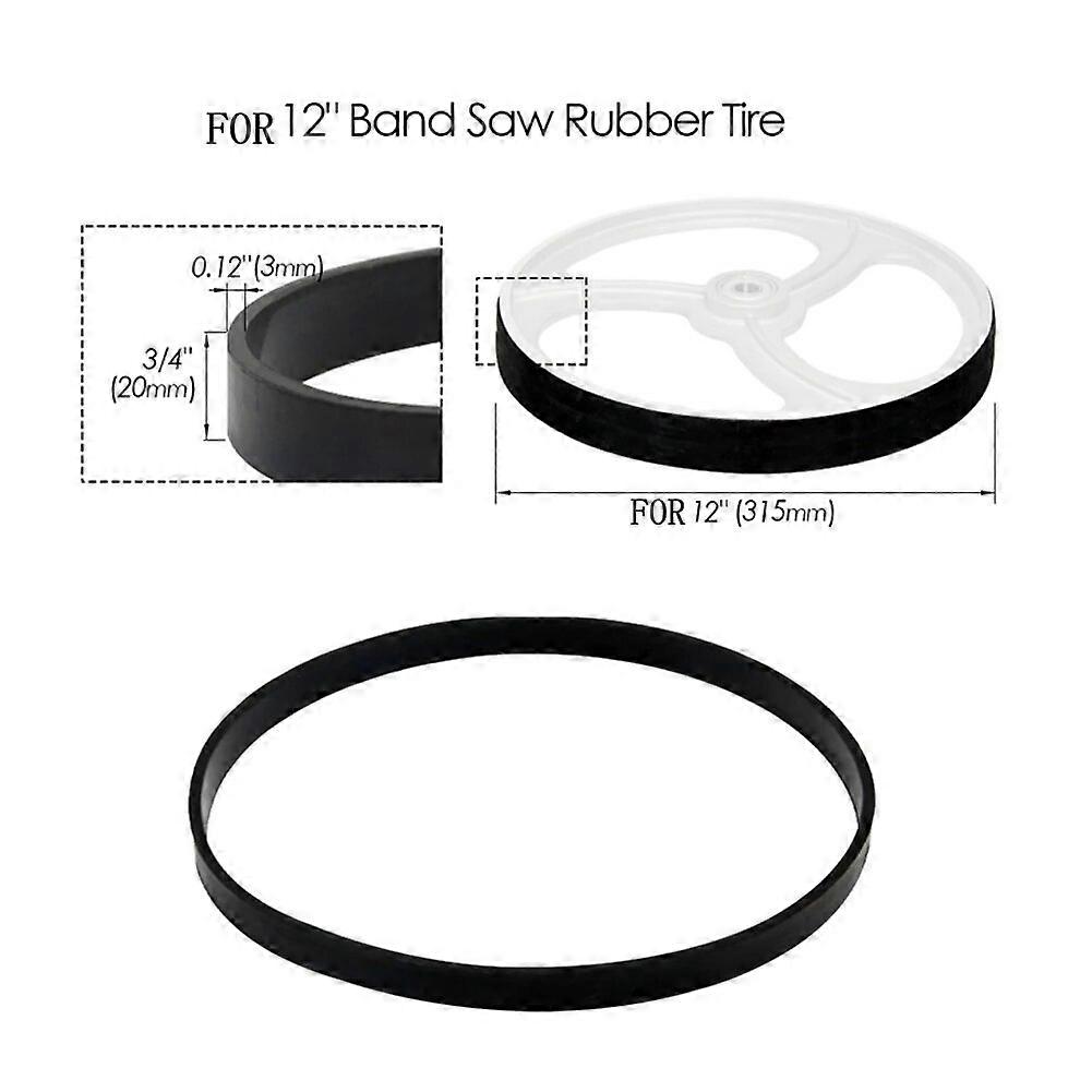 Bandsaw Bands borracha pneu Woodworking Tools peças de reposição para 8 polegadas 9 polegadas 10 polegadas 12 polegadas 14 polegadas Banda Saw Scroll Wheels