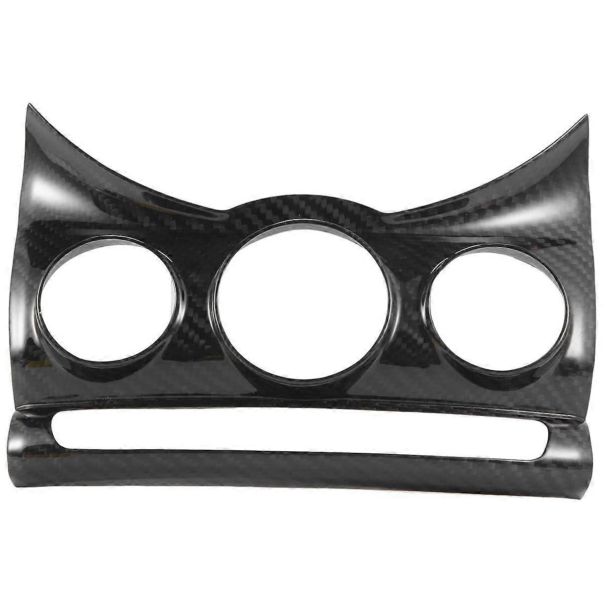 Car Center Console Trim Cover Dashboad Air Conditioning Knob Panel for F55 F56 Carbon Fiber