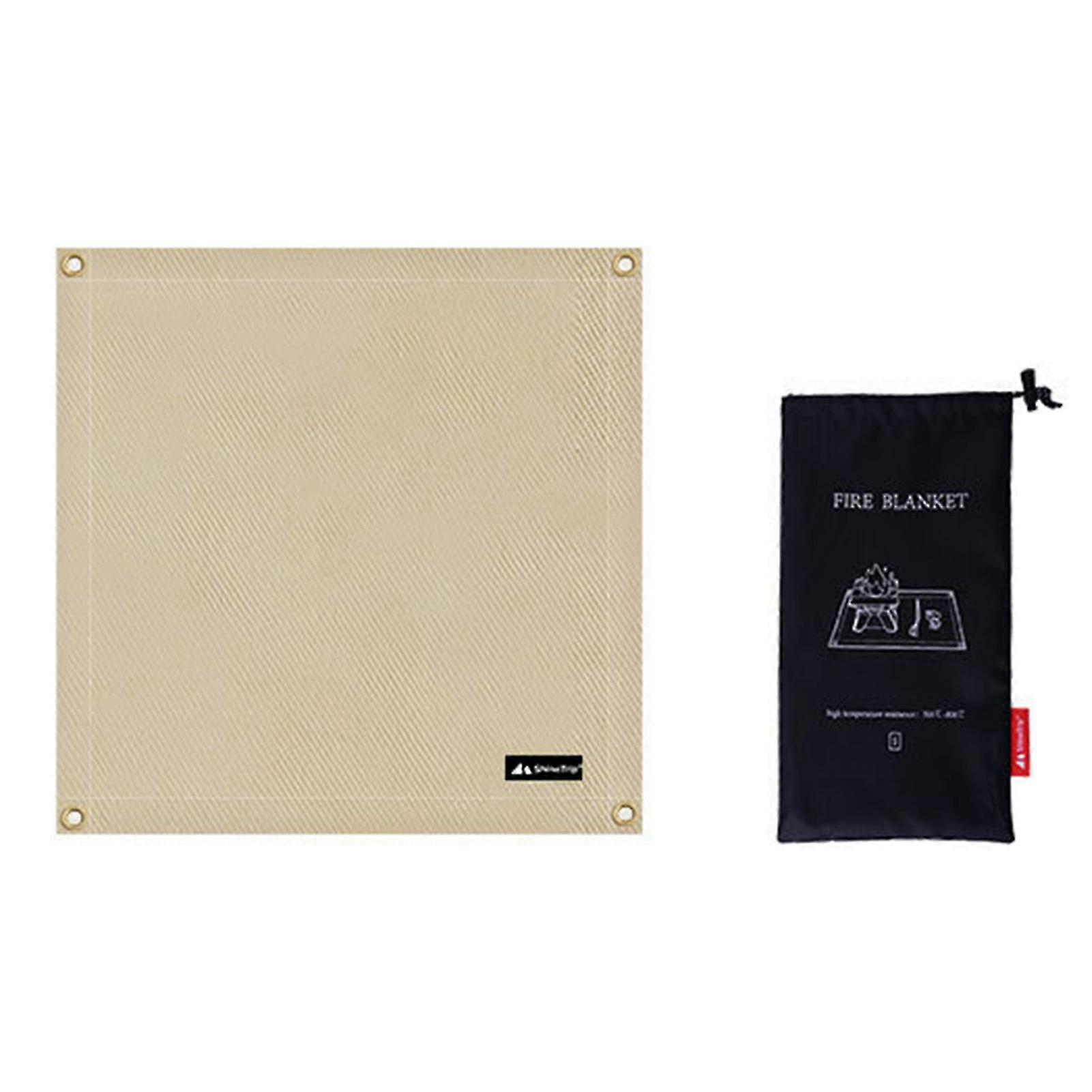 BBQ Grill Mat - Fireproof Cloth High Temperature Resistant - S 50x50cm