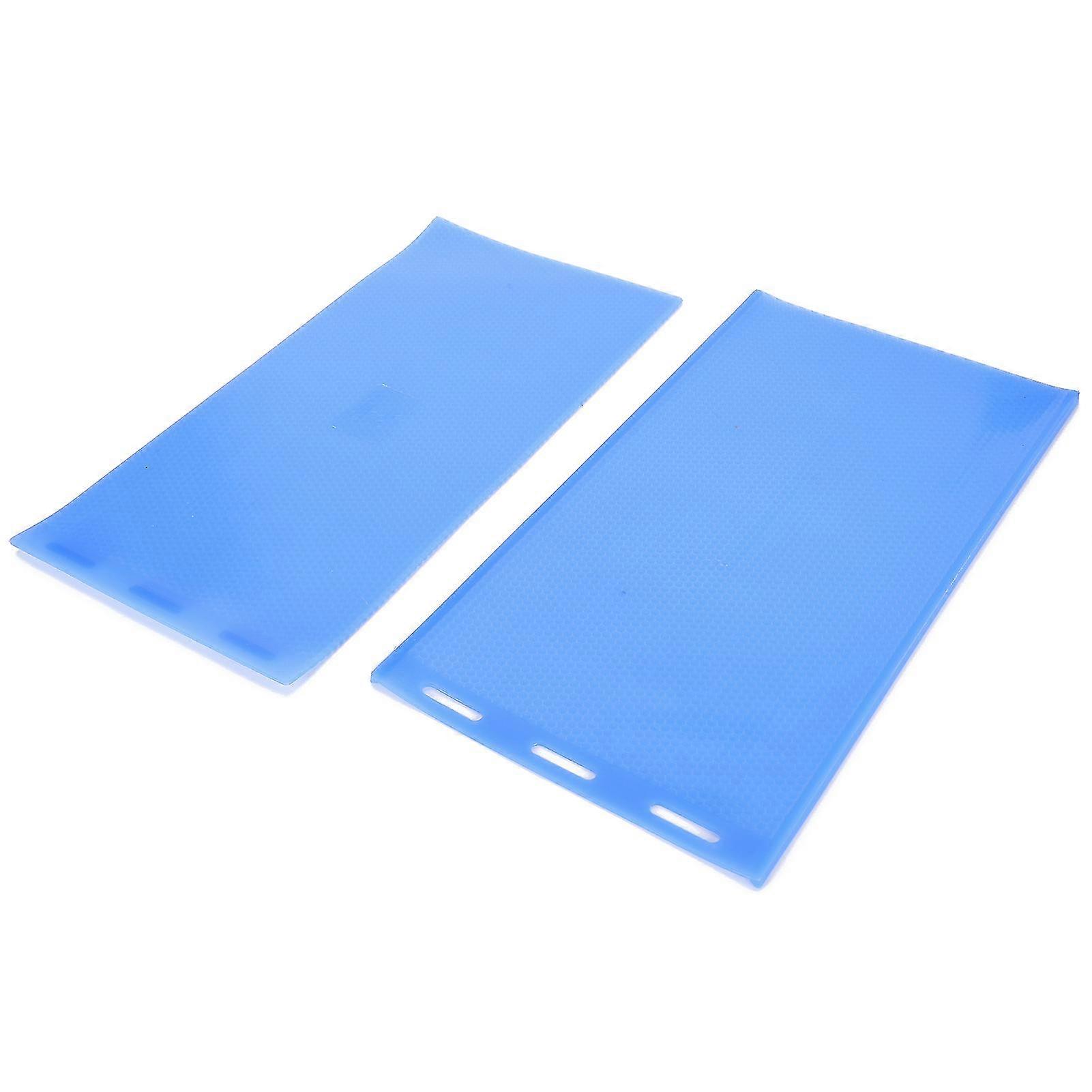 Flexible Rubber Beehive Beeswax Sheet Molds for DIY Pressing, 2 Pack, Dark Blue