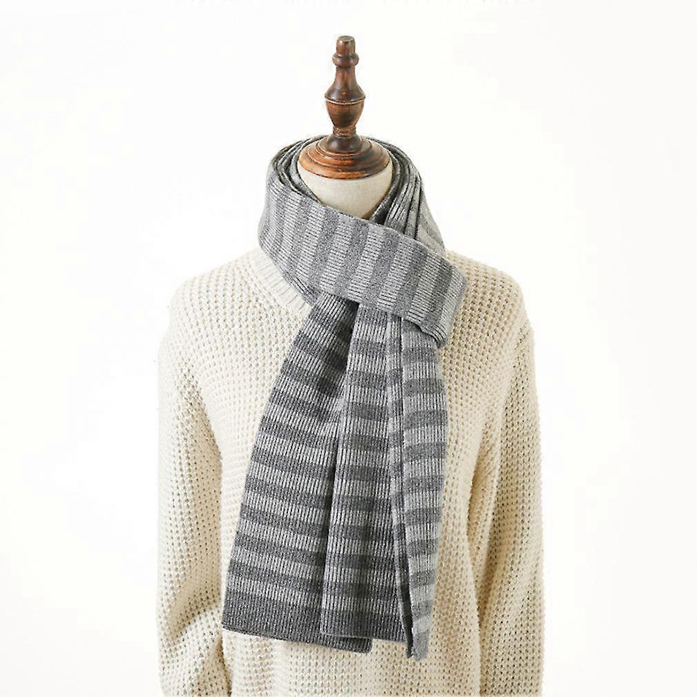 Universal Shawls and Wraps Knitting Open Front Grey Strip Cloak