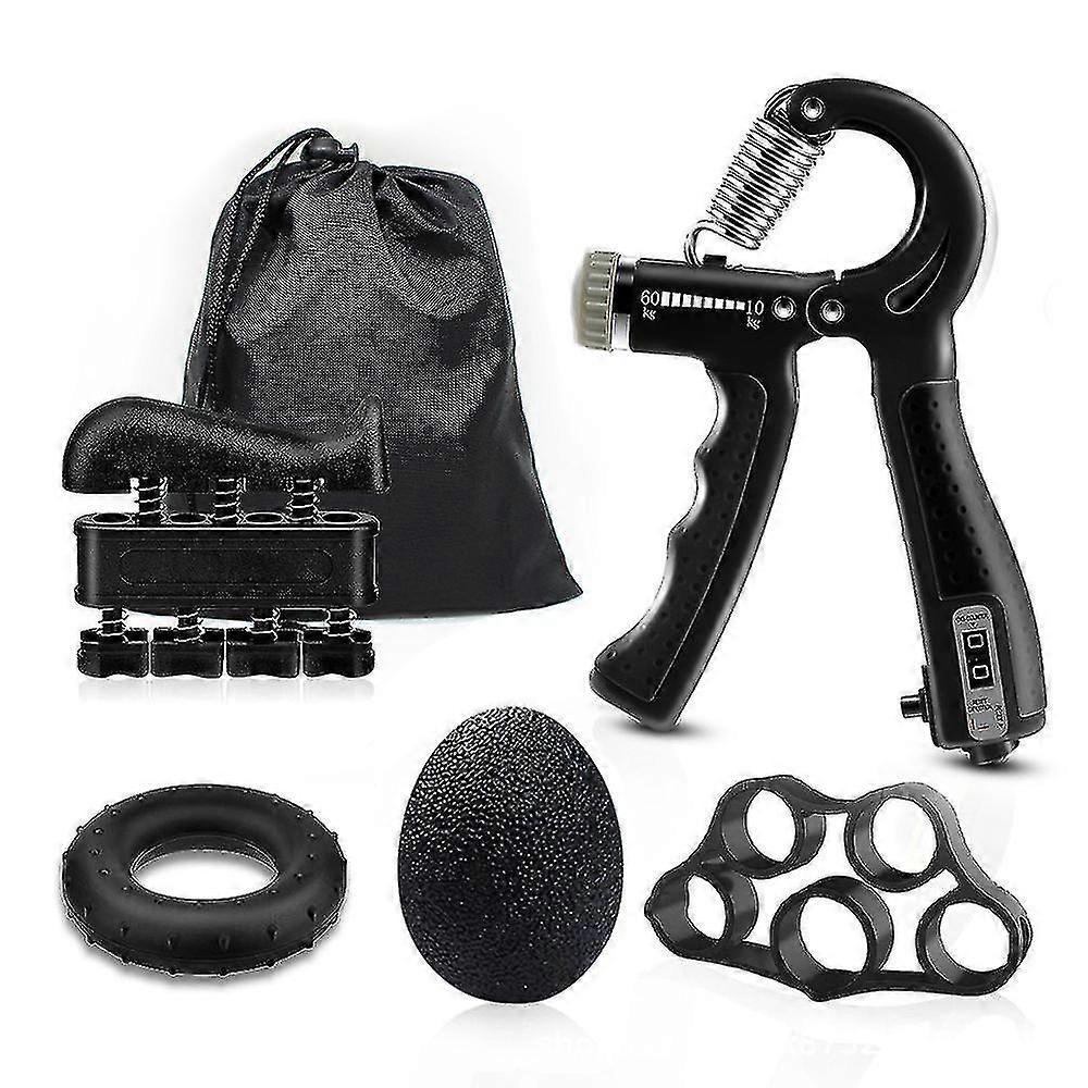 Hand Grip Strengthener With Adjustable Resistance, Hand Workout Squeezer