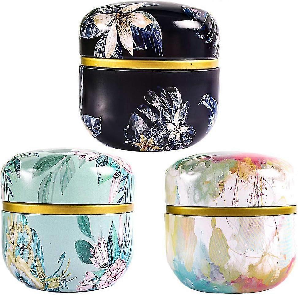 2024,set Of 6 Small Iron Storage Boxes With Lid For Tea, Kitchen Box In Three Different Designs Banmo