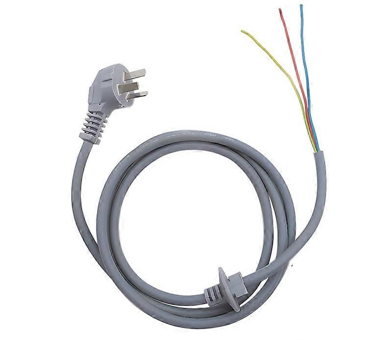 Three core with ground wire one square pure copper wire refrigerator freezer three plug rubber washing machine power cord