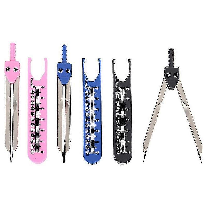 3pcs Ekg Ecg Caliper Electroiogram Divider Ecg Calipers With Ruler For Nursing, Durable Ecg Cal
