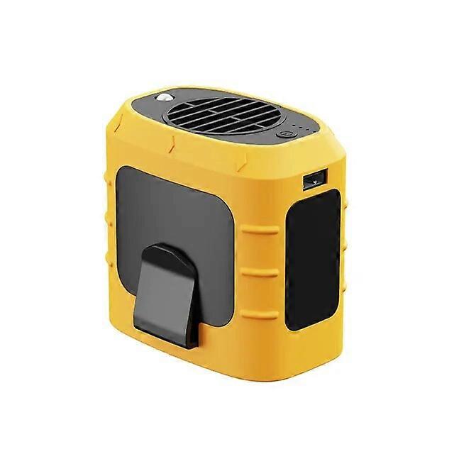 Powered Hand Fans Multi-functional Outdoor Fan Hanging Neck Fan Portable Camping Hiking Sports Usb Mini Fan With 8000mah Power Bank With Light