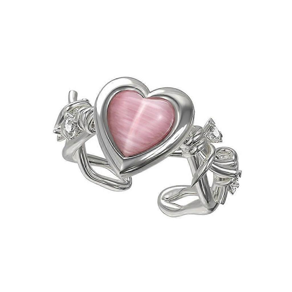 Thorn Heart Adjustable Rings Simple Open Rings Simple Irregular Finger Ring