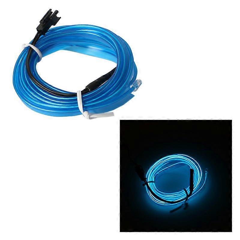 Car Atmosphere Lights EL Neon Wire Strip Light Auto Interior Decorative Ambient Neon Lamp EL Wire Rope Tube Waterproof LED Strip