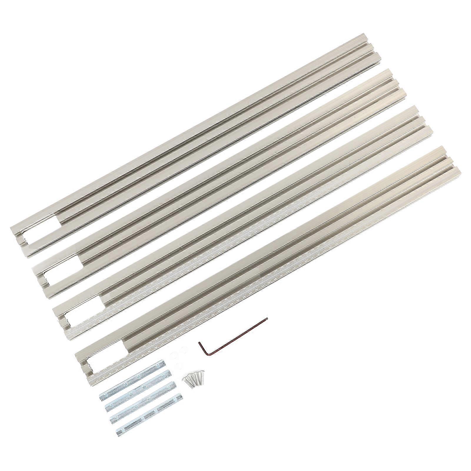 Track Saw Guide 600mm Adjustable Backplane Woodworking Parallel Guide Rail System for Sculpture