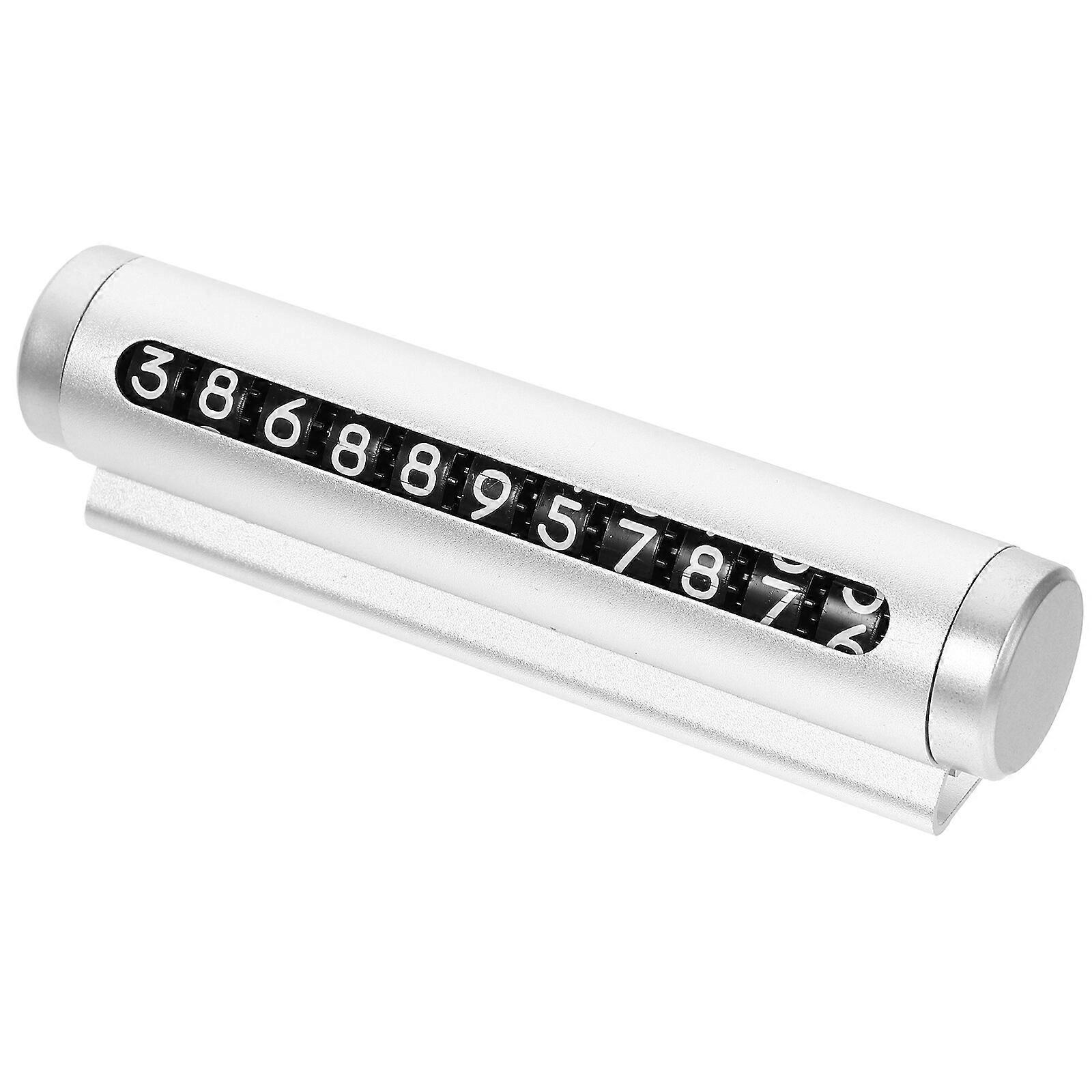 Car Temporary Parking Card Phone Number Plate Dashboard Parking Number Plate