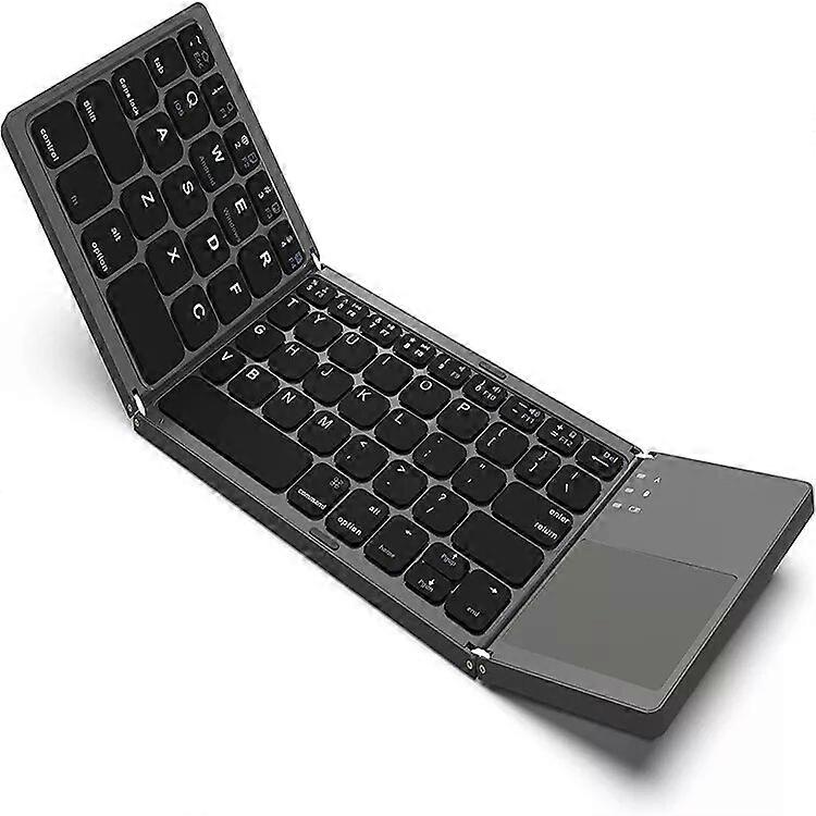 Wireless Folding Bluetooth Keyboard With Touchpad For Windows Android IOS Phone Multi-Function Button Mini Tastat