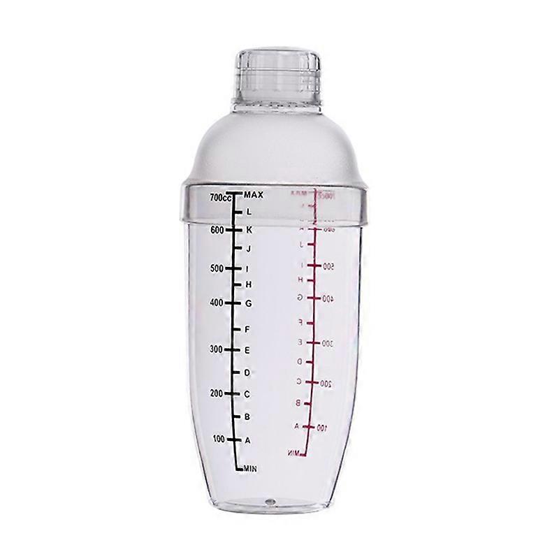 350/500/700/1000ml Şeffaf Çift Ölçekli Gram Kokteyl Çalkalayıcı Bardak Şarap Mikseri