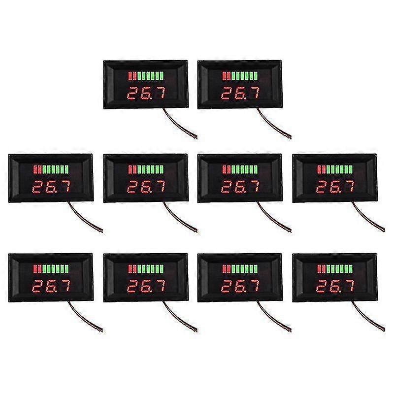 Car Battery Charge Level Indicator 72v Lithium Battery Capacity Meter Test Display Led