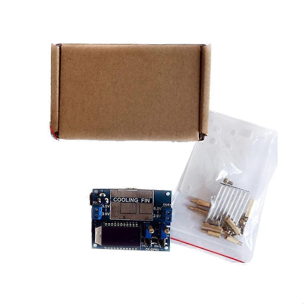 Zk-dp60 Step Down Up Power Supply Module 35w 60w High-power Adjustable Buck Boost Power Supply Module Converter Lcd Display